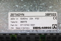 ZIEHL-ABEGG ZETADYN Regelger&auml;t Inverter 3BF023 352173 400V 3~ 23A Defekt
