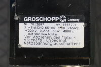 Groschopp DM2 65-60 Motor 60W + E 32 Getriebe i=10 Unused