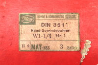 3 x May-HSS DIN 351 Gewindebohrer WI-1/4 Unused