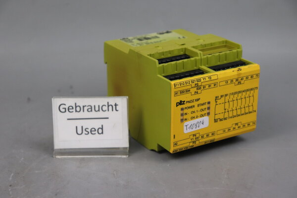 Pilz PNOZ X9P 24VDC 5.5W 7n/o 2n/c 2so Sicherheitsrelais ID 777609 used