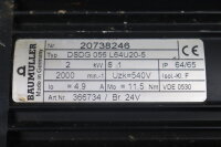 Baum&uuml;ller DSDG 056 L64U20-5 Servomotor 2000/rpm used damaged