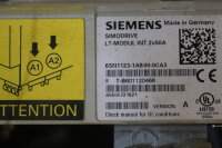 Siemens 6SN1123-1AB00-0CA3 LT-Modul INT2x50A Ver.A+6SN1118-0DM21-0AA0 Ver.D Used