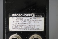 Groschopp DM2 65-60 WK 1665701 Motor 60W + E32 Getriebe i=22 used