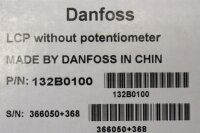 Danfoss FC-051P3K0T4E20H3BXCXXXSXXX Umrichter 132F0024 + Control Panel 132B0100 unused OVP