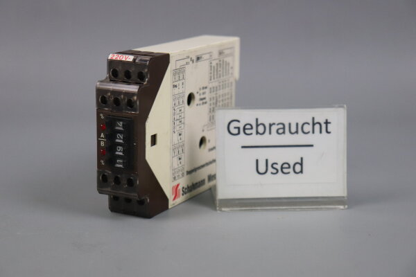 Schuhmann GW 2.00 G Doppelgrenzwertschalter GW2.00G 220V~ used