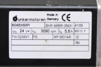 Dunkermotoren BG65X50PI Motor 3090rpm  +  SGF120_b14 Getriebe i= 15 Unused