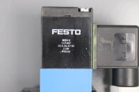 Festo JMVH-5-1/4-B 19136 V702 Magnetventil + 2x Festo MSV-3 119 807 used