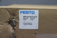 Festo ADN-125-60-A-P-A-S6 Kompaktzylinder 536393 Serie: C743 Unused OVP