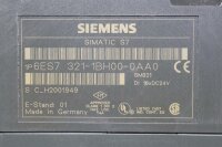 Siemens 6ES7 321-1BH00-0AA0 Simatic S7 E-Stand: 01 Digital Input used