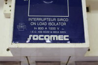 SOCOMEC 408 AC22 INTERRUPTEUR SIRCO ON LOAD ISOLATOR 1000V 500V used