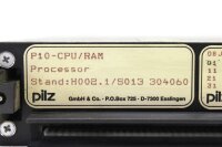Pilz P10 CPU/RAM 304060 Processor Stand: H0002.2/S013 + P10 MR256 RAM Speicher 256KB used