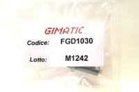 Gimatic FGD1030 Stroke end stopper M10x1 length 30 mm with rubber bumper and nut