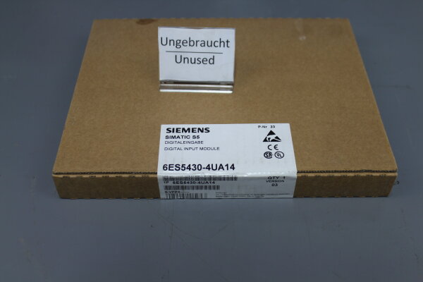 Siemens Simatic S5 6ES5430-4UA14 Version:03 Digital Input Module Sealed