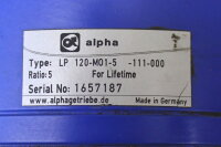 Alpha LP 120-M01-5-111-000 Getriebe i=5 LP120M015111000 Used