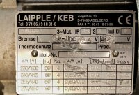 Laipple / KEB M56A2 Getriebemotor ATL20 100mm 0,09kW Used