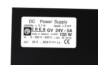 EREA GV Gleichspannungsversorgung 24V - 5A - 120W DC Power Supply used