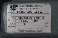 Nord SK 63L/4 TW Elektromotor + Getriebe SK 1S40VF-63 L/4 TW i= 18.50 unused