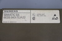 Siemens SIMATIC S5 6ES5 943-7UA22 Zentralbaugruppe E-Stand: 06 Used