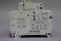 Allen Bradley 1492-SP1D020-N+1492-ASPH3 Ser. C Leistungsschutzrelais Used