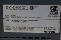 Vacon VACON0010-1L-0009-2-MACHINERY+SM01+EMC2+QPES Frequenzumrichter Used