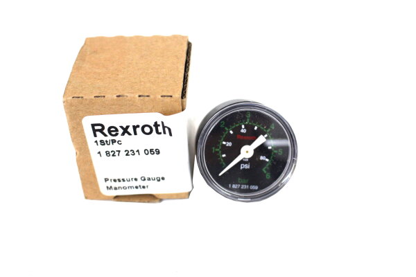 Rexroth Bosch 1 827 231 059  Pressure Gauge Manometer ungebraucht OVP
