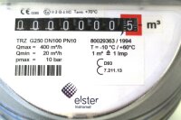 Elster TRZ G250 DN100 PN10 Turbinenrad-Gasz&auml;hler + EK260 Mengenumwerter Used