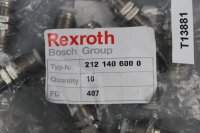 Rexroth 2121406000 / 212 140 600 0 x10 Schottsteckanschluss-Verbindung -unused/OVP-