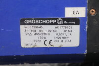 Groschopp IGL 90-60 8329640 WK 1779101 Getriebemotor + VE31-G-L-5 Getriebe used