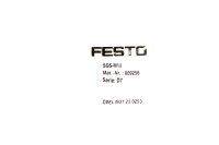 Festo SGS-M10 Gelenkkopf unused