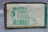 Kl&ouml;ckner Moeller PKZM1-1 Motorschutzschalter 0,6-1,0A Used OVP