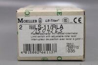 Moeller LS-11/RLA Positionsschalter mit Verstellrollenhebel (2Stk.) Unused/OVP