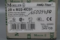 Moeller 20x M22-KC01 &Ouml;ffner-Kontakt Kontaktelement 216382 unused OVP