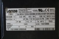 Lenze MCA 13I34-NN0B0-N19N-KK5F19N-B0SU 13210966 Servomotor 2,2kW unused