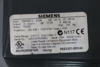 Siemens Simovert 6SE3221-5DC40 Micromaster Used