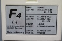 KEB 07.F4.C1D-1280 Frequenzumrichter 1,8KVA defect