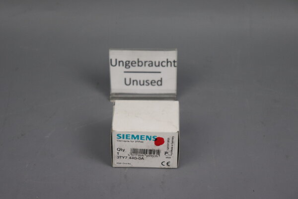 Siemens 3TY7440-0A 3TY7 440-0A Contacs for 3TF44 unused