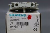 Siemens 3TY7 561-1A Hilfsschalter 11 1NO+1NC 3TY75611A...