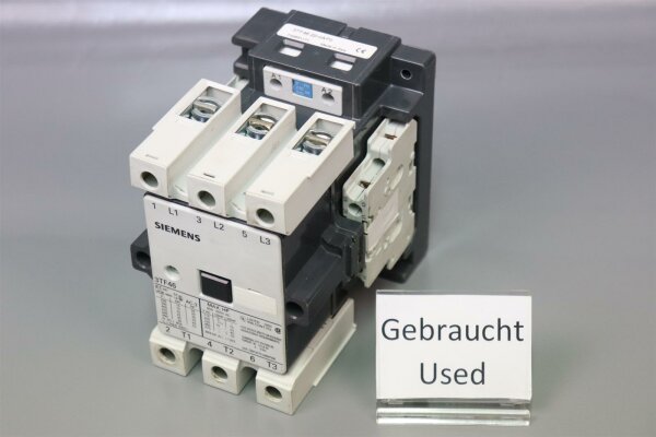 Siemens 3TF46 22-0AP0 Sch&uuml;tz 80A 600V AC Used