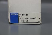 10x Omron MY4IN 220/240VAC Set Unused OVP