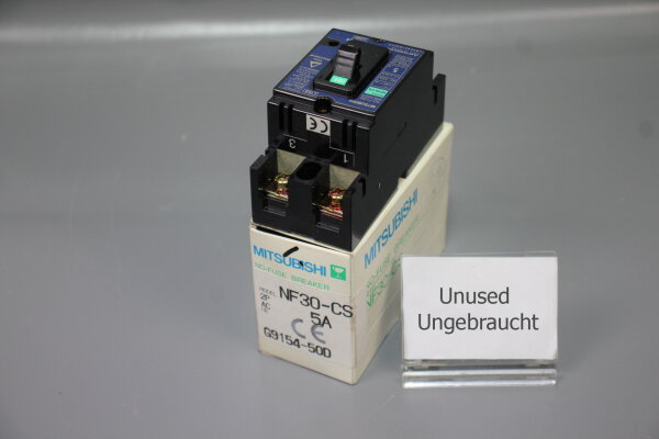 Mitsubishi NF30-CS NF30CS 5A Schutzschalter G9154-50D AC220V 2.5kA Unused OVP