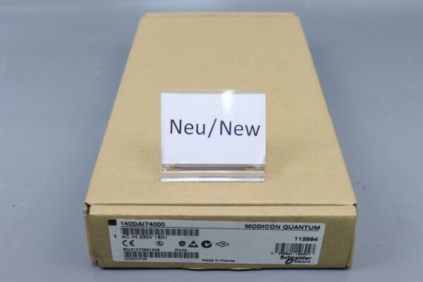 Schneider Electric 140DAI74000 112694 SPS-Steuerung 112694 sealed OVP