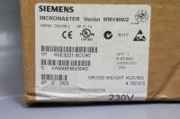 Siemens Micromaster Vector 6SE3221-8CC40 4000W 17.5A 650Hz OVP