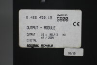 Schiele Systron S800 Output Unit 16 x Relais NO 4A/250V 2.422.450.10 Used