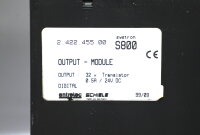 Schiele Entrelec Systron S800 Output Module 32xTransistor 2.422.455.00 Used