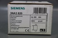 Siemens 3NA3 820 2x Sicherungseinsatz 3NA3820 unused