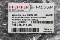 Pfeiffer Centering Ring DN100 ISO PM 016211 AU Unused