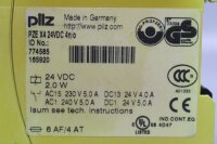 Pilz PZE X4 24VDC 4n/o Sicherheitsrelais PZEX424VDC4n/o 2,0W 774585 used