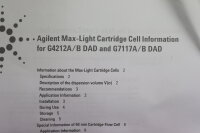 Agilent G4212-60008 FAR Max Light Cartridge Cell 10mm used OVP