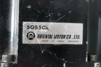 Oriental Motor 5IK60GS-STF Servomotor mit 5GS50K 60W 200V 1300/1550 u/min Used