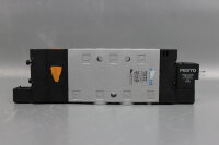 Festo CPE24-M1H-5/3G-3/8 170265 + MSEB-3-24VDC Magnetventil used